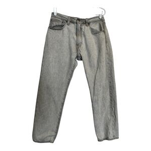 Levi's 551 Z Men's Sz 32x27 Premium Light Wash Gray Straight Fit Denim Jeans